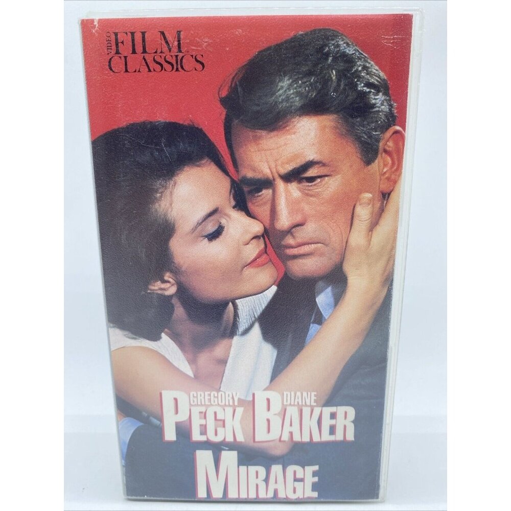 Mirage VHS Gregory Peck Diane Baker B&W 1965 Thriller Mystery Suspense